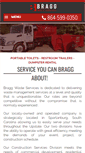 Mobile Screenshot of braggwasteservices.com
